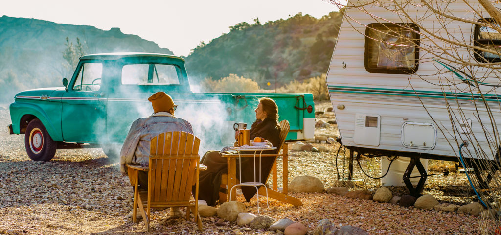 Morning coffee and breakfast at Yonder Escalante