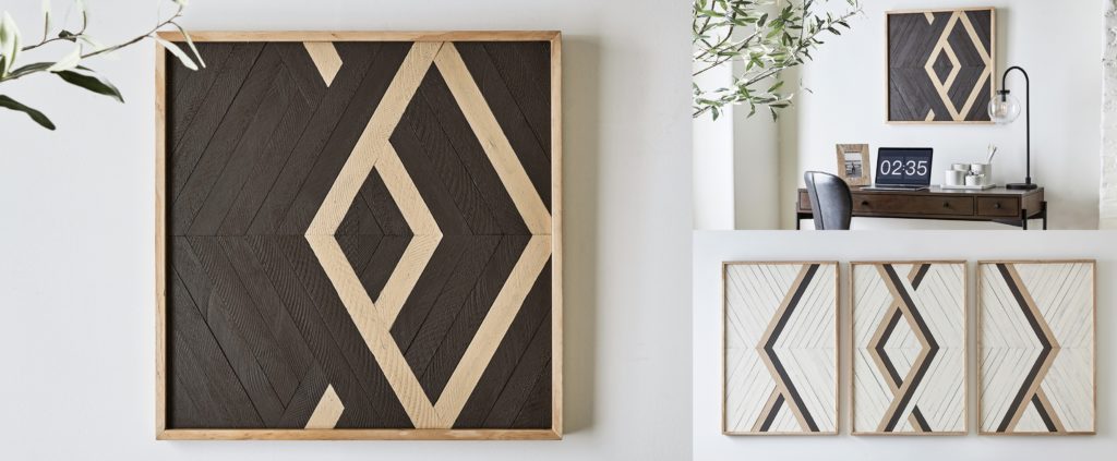 Aleksandra Zee's new Inlaid wood wall art