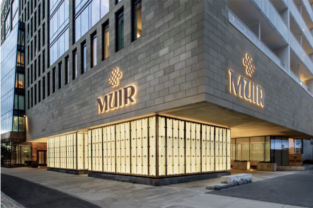 The facade of Muir, an Autograph Collection Hotel