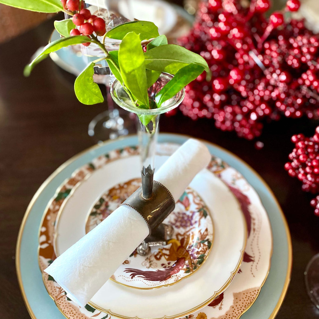 A table setting by Lance Thomas